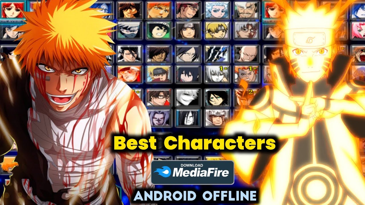 Обновление!! Bleach VS Naruto для Android - Лучшие персонажи BVN Game Offline
