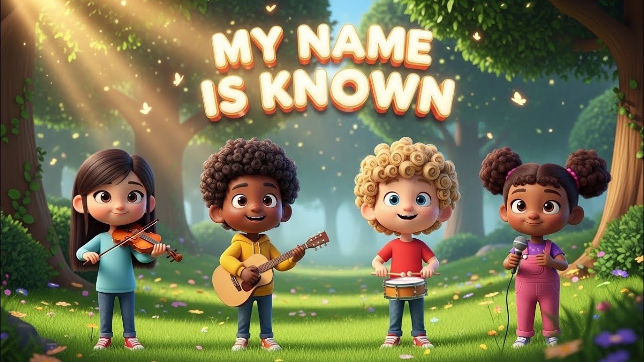 My Name Is Known | Kids Gospel Song | Christian Animated Bible Music Video