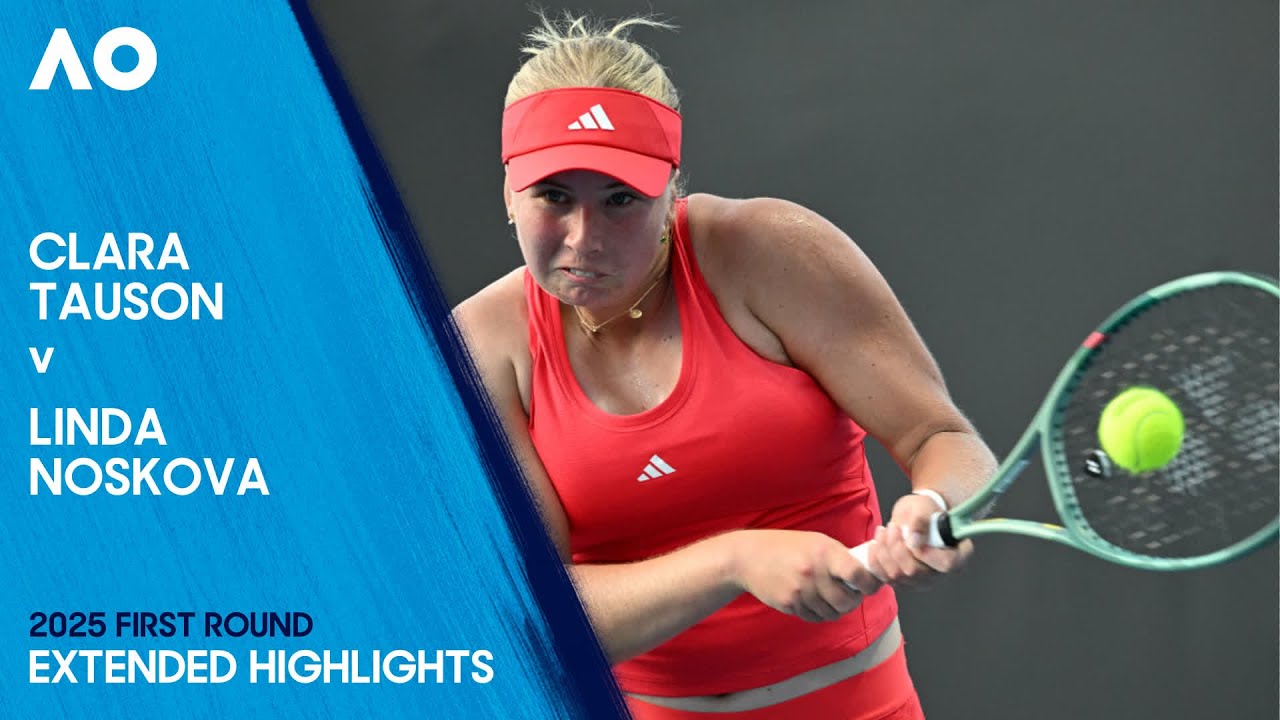 Clara Tauson v Linda Noskova Extended Highlights | Australian Open 2025 First Round