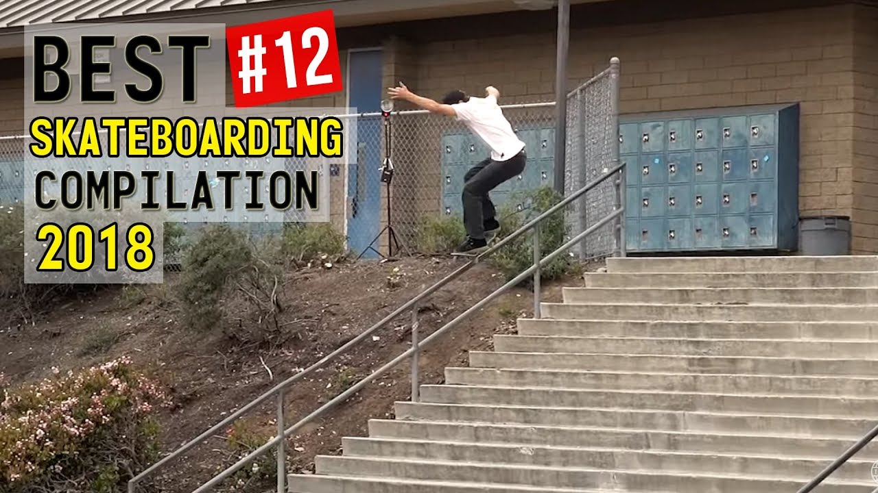 BEST STREET SKATEBOARDING TRICKS COMPILATION 2018 