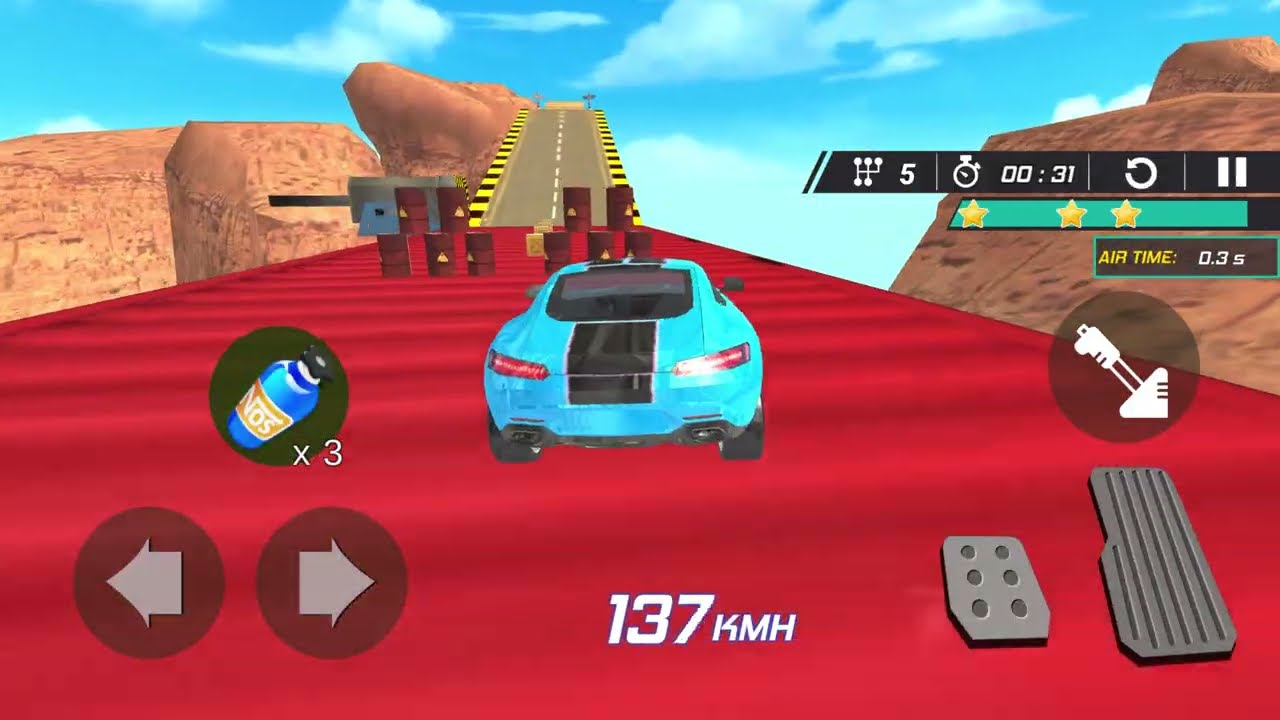 Ultimate Stunts Car: Crazy Jump & Speed Action Mobil Android GamePlay
