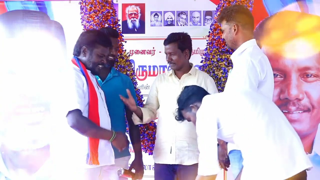 HAPPY BIRTHDAY 🎈🎂🎈 T.V.EZHILARASU ANNA✨🎉GANA THOMAS SONG ✨💫👑