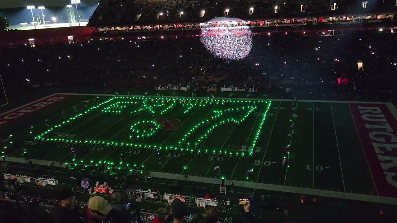 Rutgers Marching Band Halftime Show Sept 27, 2024