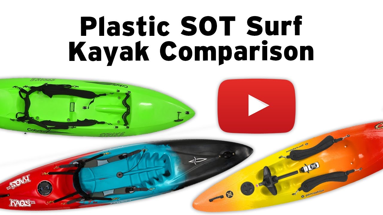 Episode 2: How to Choose a Plastic Sit-On-Top Surf Kayak for Kayak Surfing. Three Kayaks Reviewed.