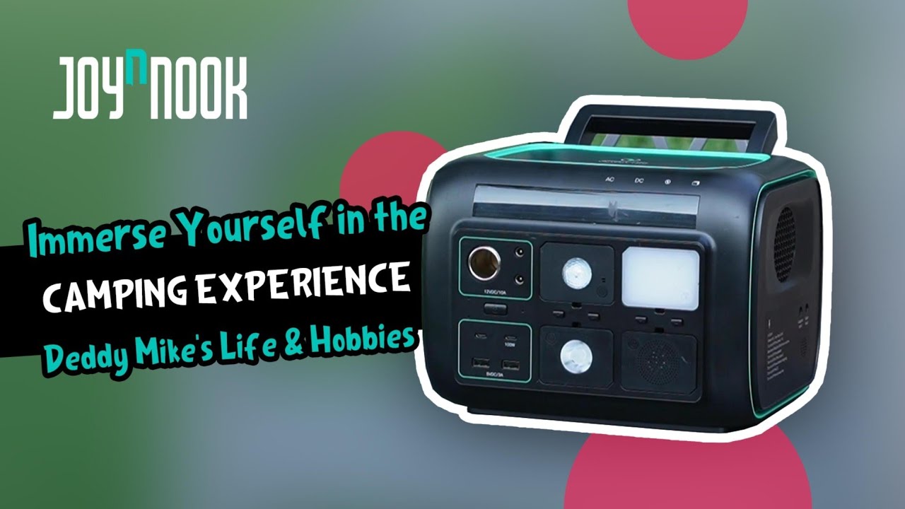 A simple camping day with Njoynook X-Sphere #campinglife #powerstation 