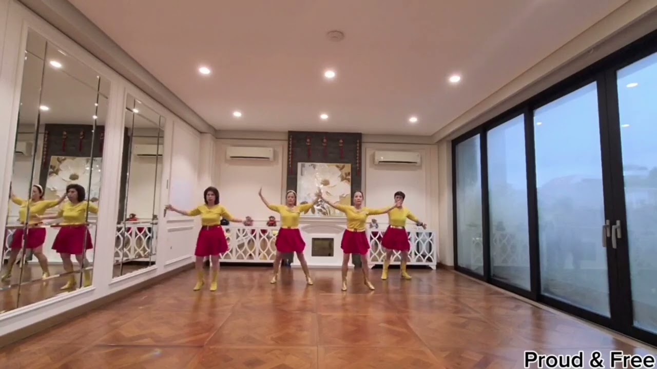 Proud & Free - Linedance||Intermediate||Demo by Serenade.