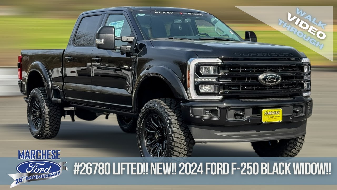 BRAND NEW LIFTED 2025 FORD F-250 LARIAT BLACK WIDOW PACKAGE!!