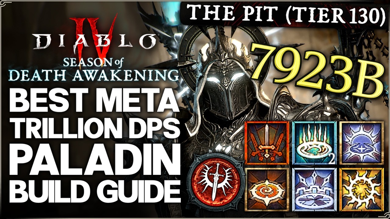 Diablo 4 - New Best OP Meta TRILLION DPS Paladin Build - Season 14 Superspeed Zeal Combo T12 Guide!