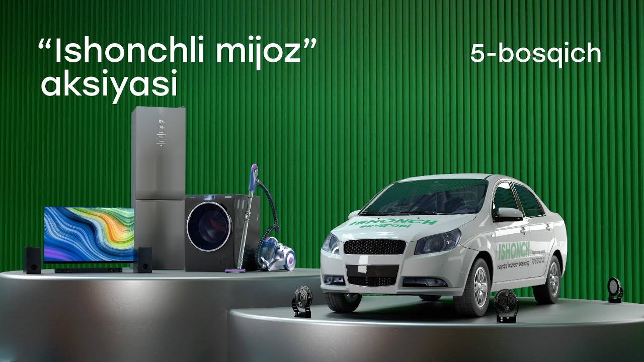 Ishonchli mijoz aksiyasi 5-bosqich JONLI EFIR