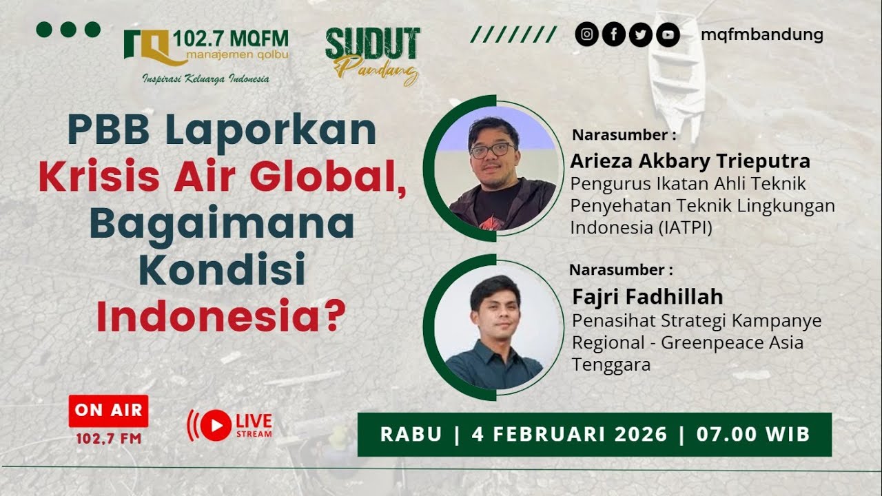 Inspirasi Pagi - Sudut Pandang | PBB Laporkan Krisis Air Global, Bagaimana Kondisi Indonesia?