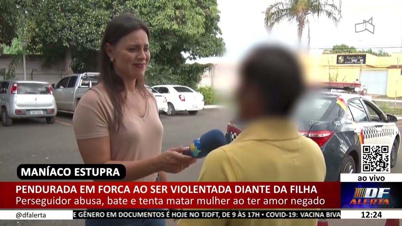 DF ALERTA - Pendurada em forca ao ser violentada diante da filha