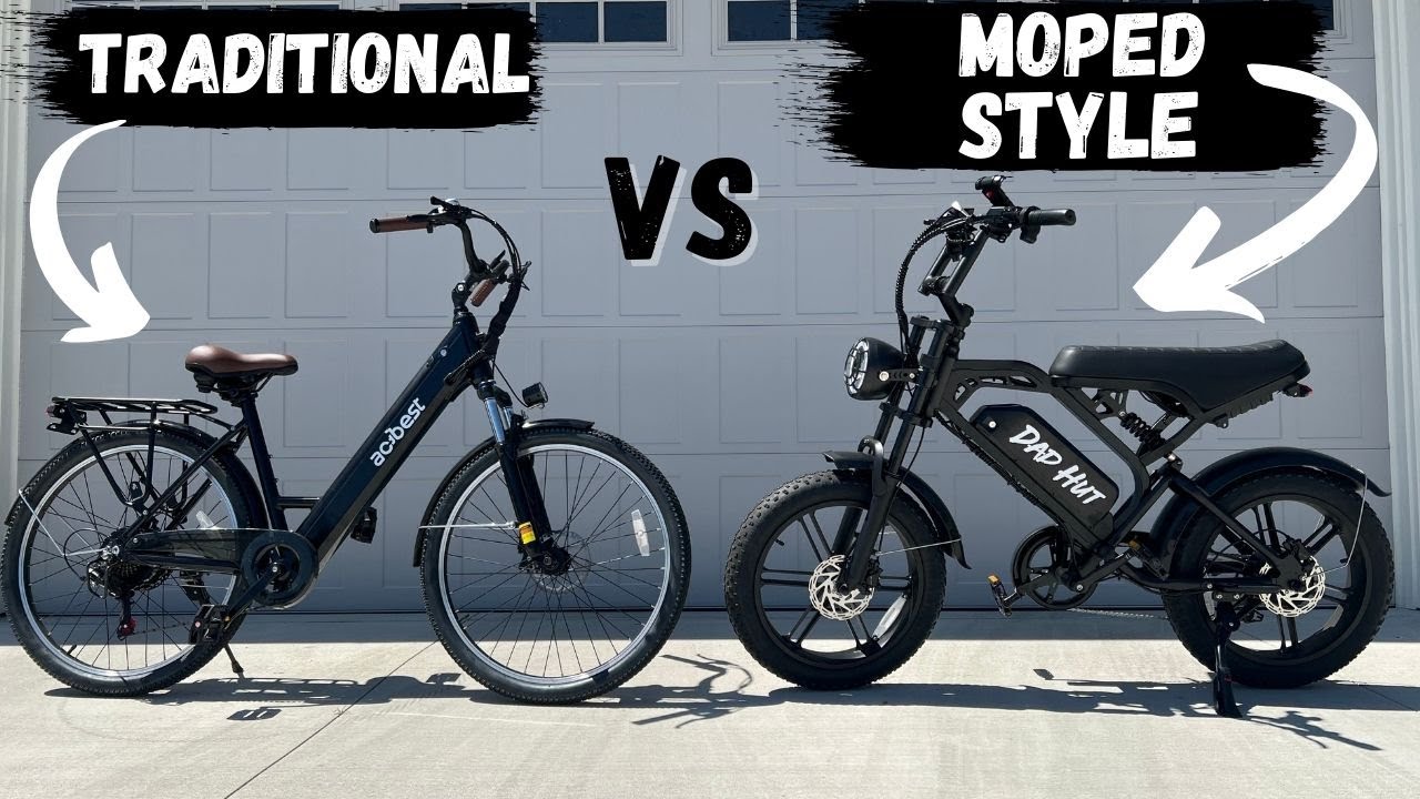 Traditional VS Moped Style E-Bikes. Which One Is Right For You???