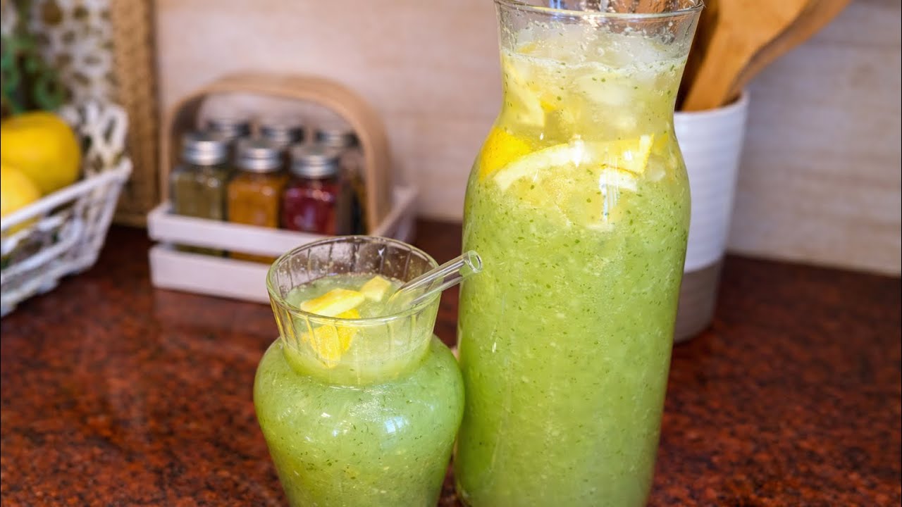 موخيطو النعناع والليمون 😋منعش ومكوناتو متواجدين في كل بيت بأقل تكلفة تحضريه احسن من جاهز 😋👌