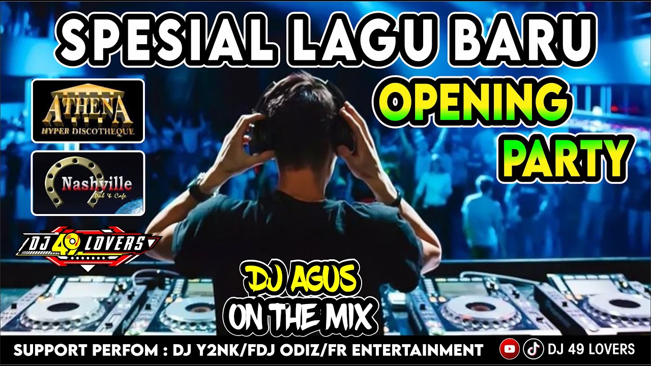 DJ AGUS SPESIAL LAGU BARU MALAM PEMBUKAAN ATHENA BANJARMASIN 2025 FULL BASS SOUND FYP TIKTOK