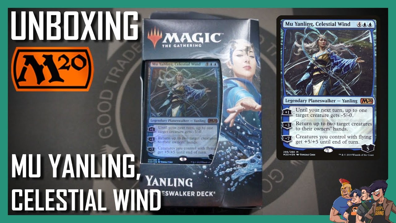 Core Set 2020 Mu Yanling Planeswalker Deck Unboxing | Magic: The Gathering