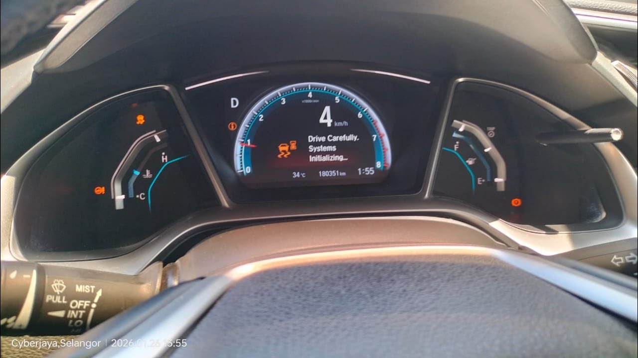 Part 2 –Reset indikator ABS, Brake, Power Steering, T. Control, Brake Hold untuk Honda Civic FK/FC