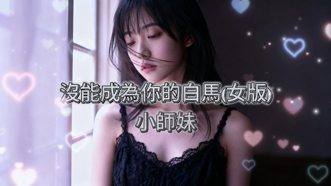 小師妹 - 沒能成為你的白馬(女版)「只可惜沒能成為你的白馬 沒能單膝跪下」【動態歌詞】