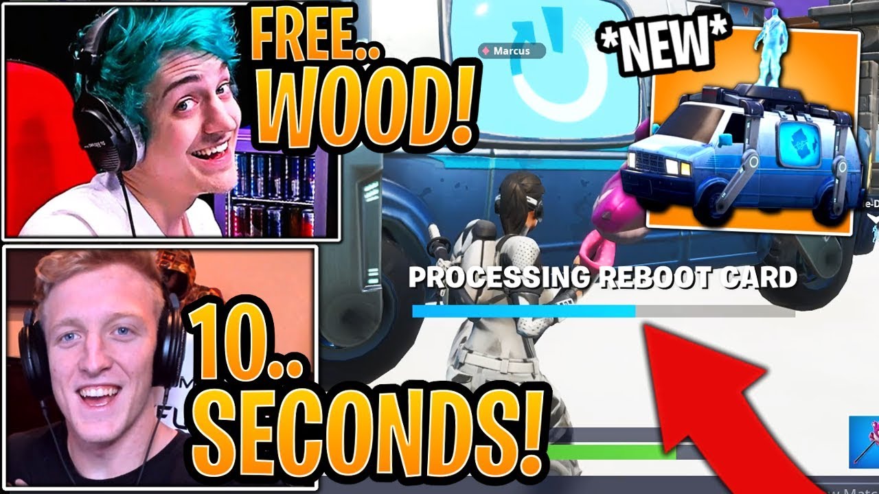Streamers First Time Using the *NEW* Reboot Van & Reboot Card! - Fortnite Moments