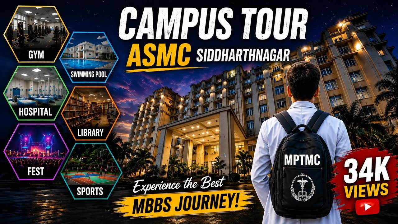 Campus Tour Of Siddharthnagar Medical College|| #campustour #viral #neetmotivation #trending