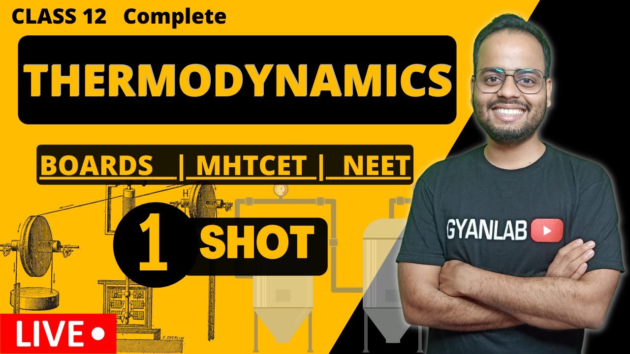 One Shot Lecture | Class 12 | Chapter 4 - Thermodynamics   | Gyanlab | Ajay Patel |