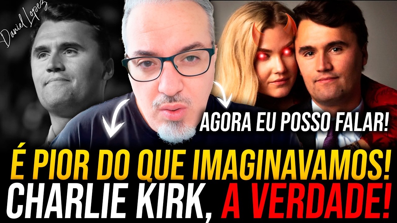 A VERDADE CHOCANTE sobre CHARLIE KIRK que VEIO A TONA!