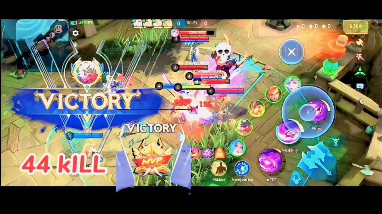 Moba Legends: 5v5 ! 1 vs 5 Battle 44 KILL 🥷🔥 #mobalegends5v5 