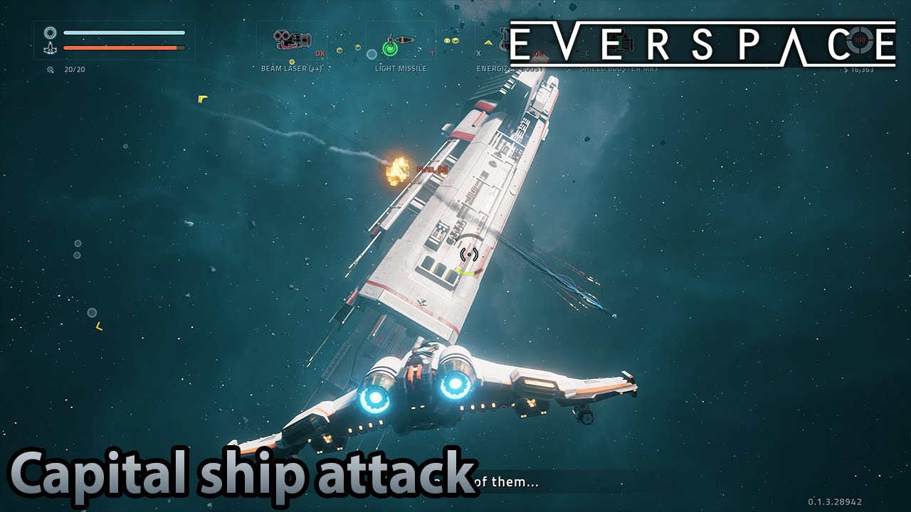 Everspace - Capital ship attack