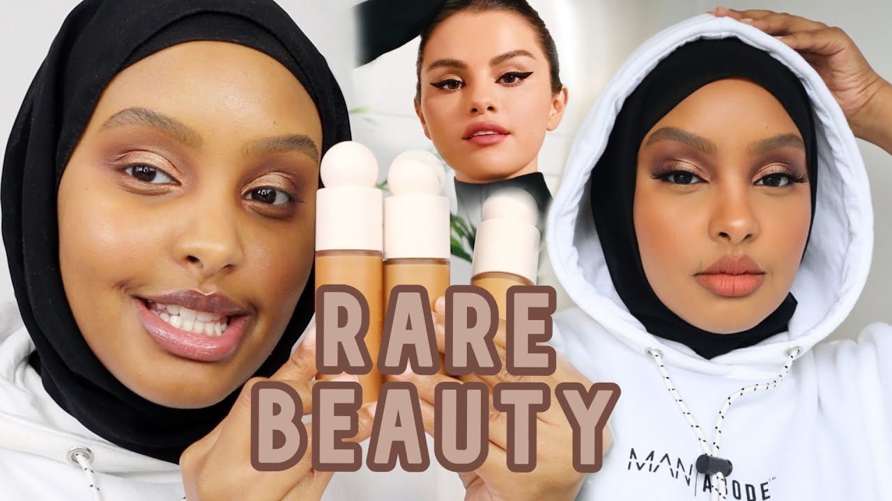 I Finally Tried RARE BEAUTY BY SELENA GOMEZ!! *Full Face Of First Impressions* | Jasmine Egal
