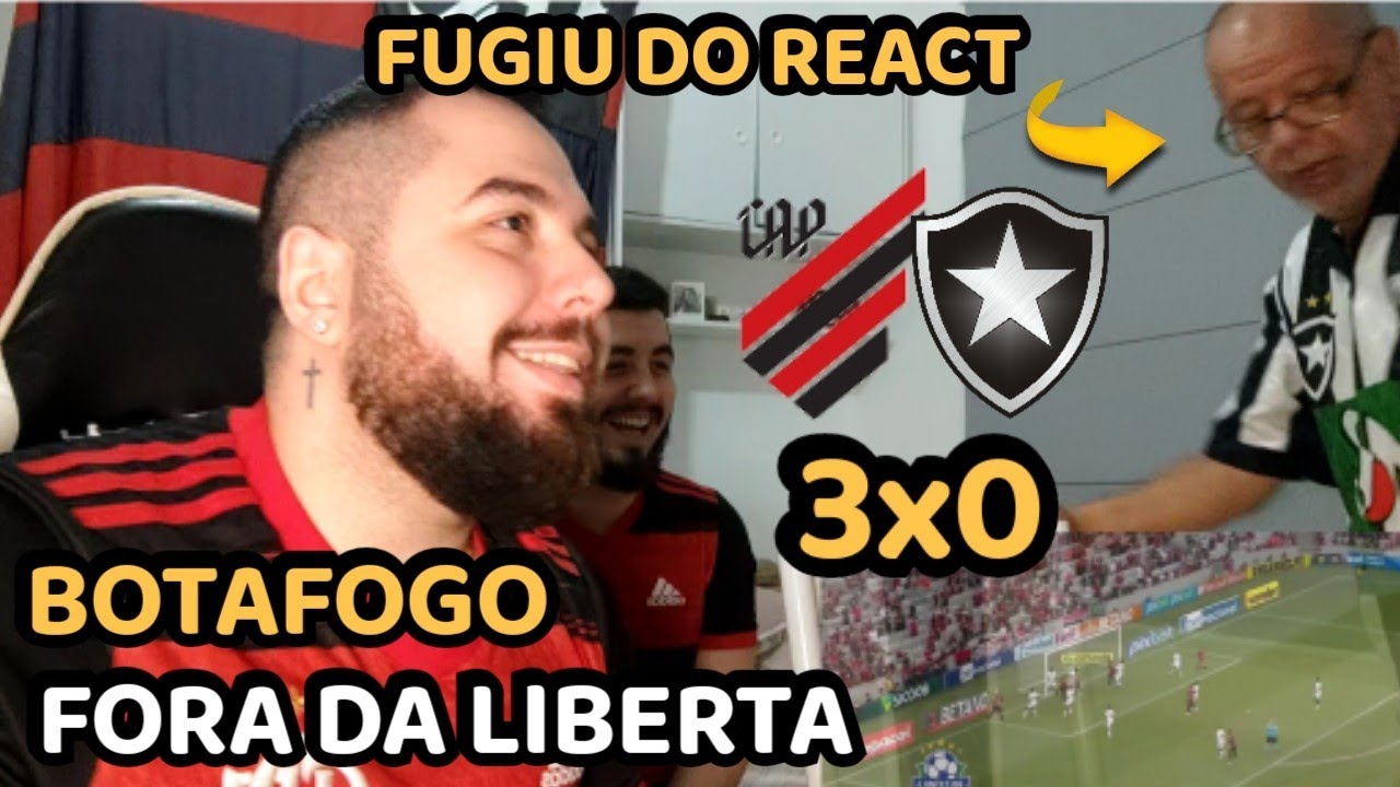 REACT MELHORES MOMENTOS ATHL&Eacute;TICO-PR 3X0 BOTAFOGO - BOTAFOGO FORA DA LIBERTADORES 2023