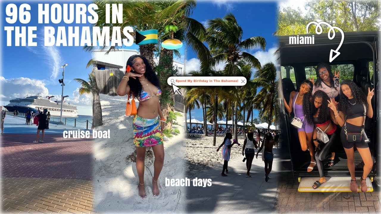 96 hours in the Bahamas ♥ | airport, miami, cruise, & more! || JordanAlizabeth