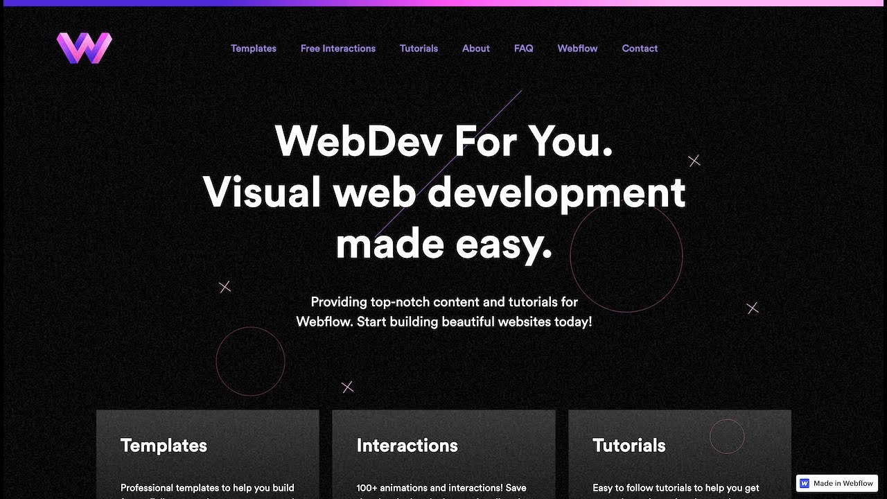 WebDev For You Status Update