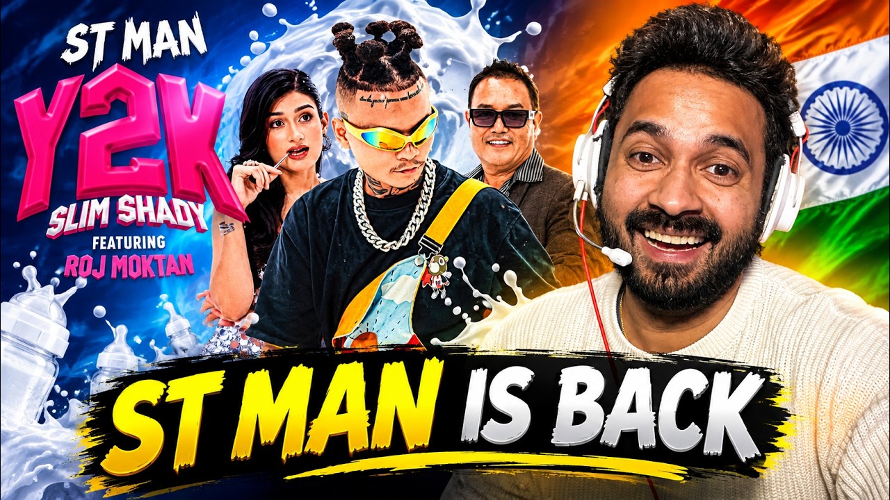India 🇮🇳 Reaction On ST MAN - Y2K (SLIM SHADY) ft. ROJ MOKTAN | OFFICIAL MUSIC VIDEO | GDX REACTS