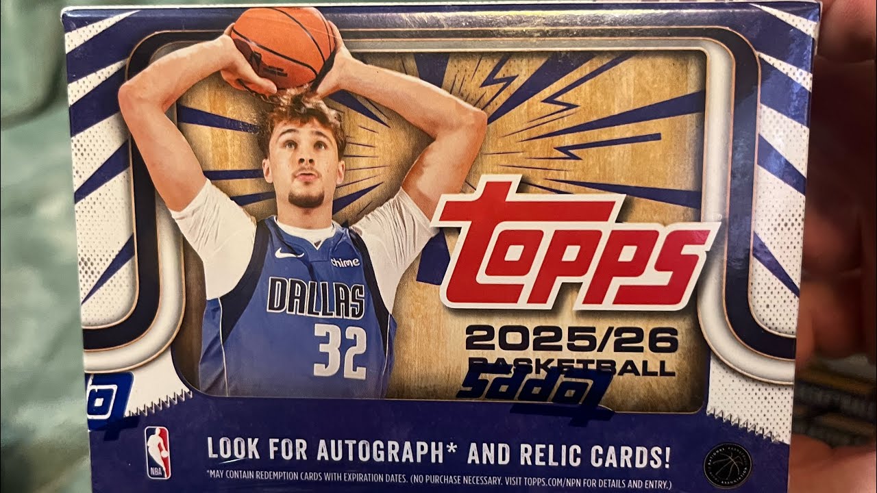 2025 Topps NBA basketball blaster box break, cooper Flagg rc and more 