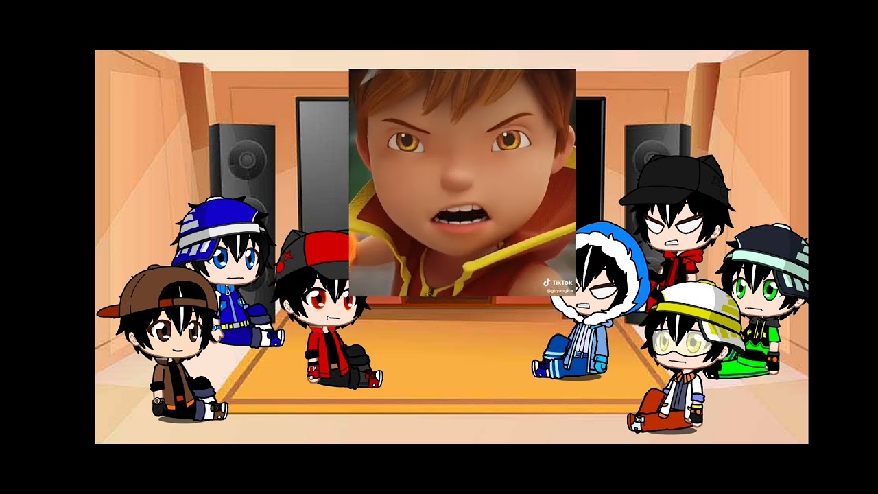Boboiboy elementals react to Boboiboy galaxy baraju ||gacha club || #fyp #gacha #boboiboy     part 1