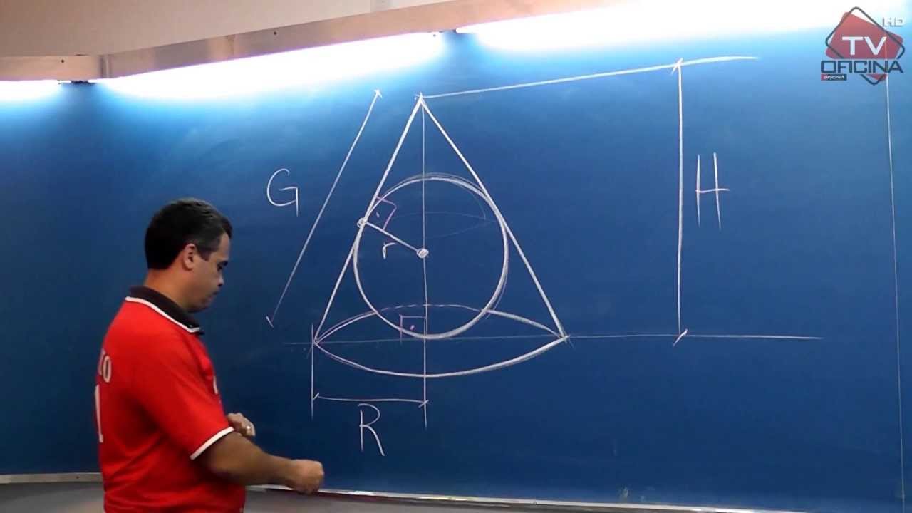 Esfera Inscrita no Cone - Dica de Geometria Espacial