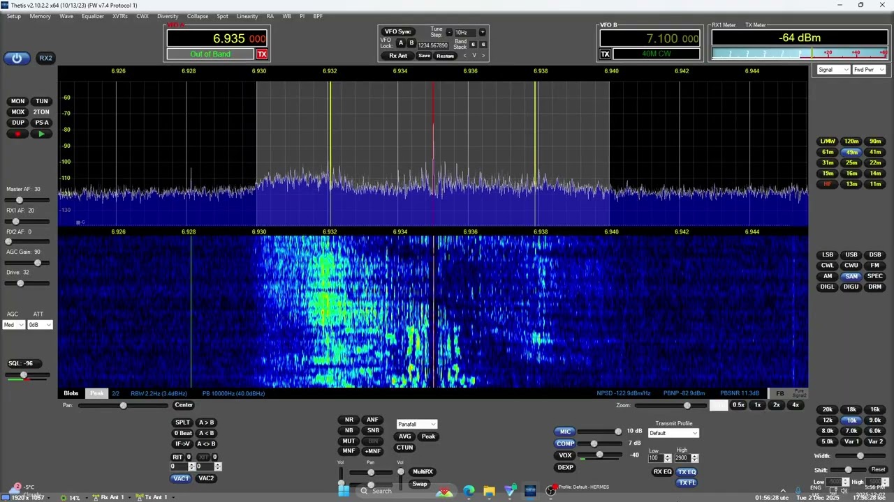 B Side Radio 6935 AM 0148 UTC 3 DEC 2025