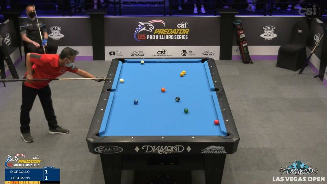 2021 Diamond Las Vegas Open Dennis Orcollo vs Thorsten Hohmann