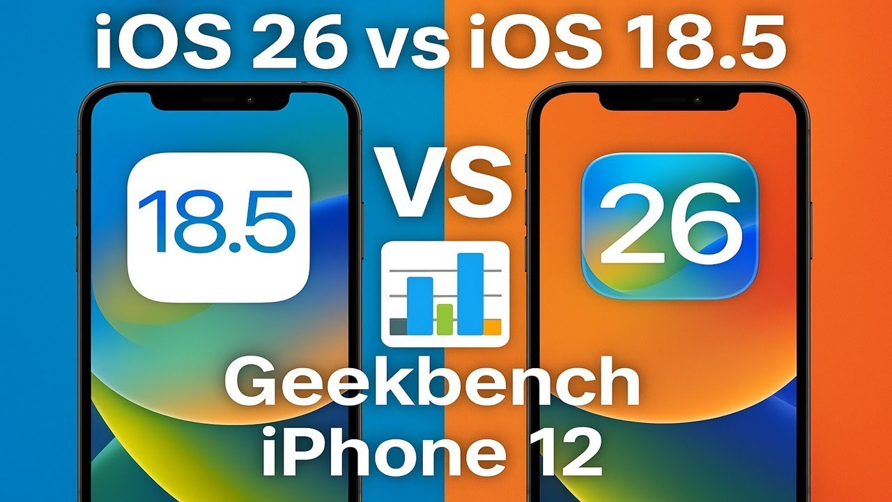 Quick iOS 18 vs iOS 26 Geekbench CPU & GPU Benchmark on iPhone 12 | Performance Comparison | 2025