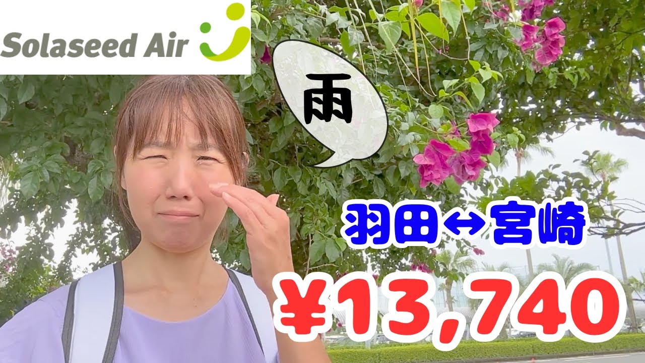 羽田空港↔︎宮崎空港【ソラシドエア】で行ってみた