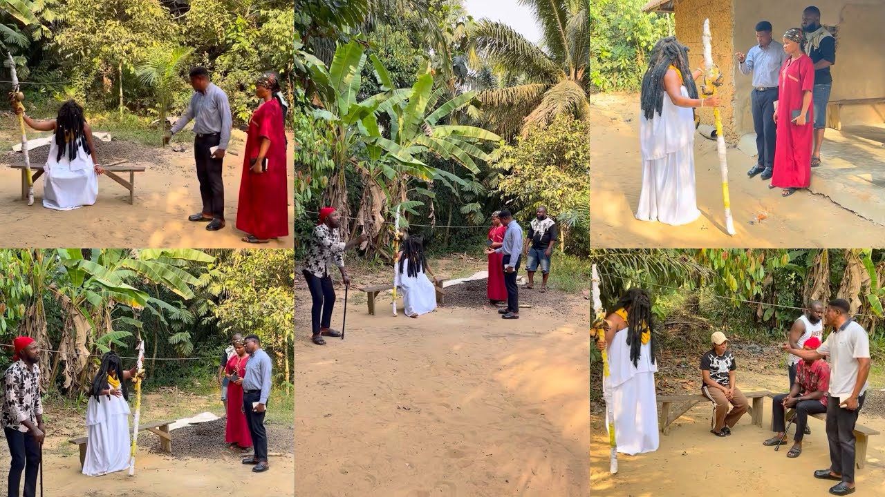 Ezenwanyi was disgrace as she came with her charm to send PASTOR HENRY out from the village 