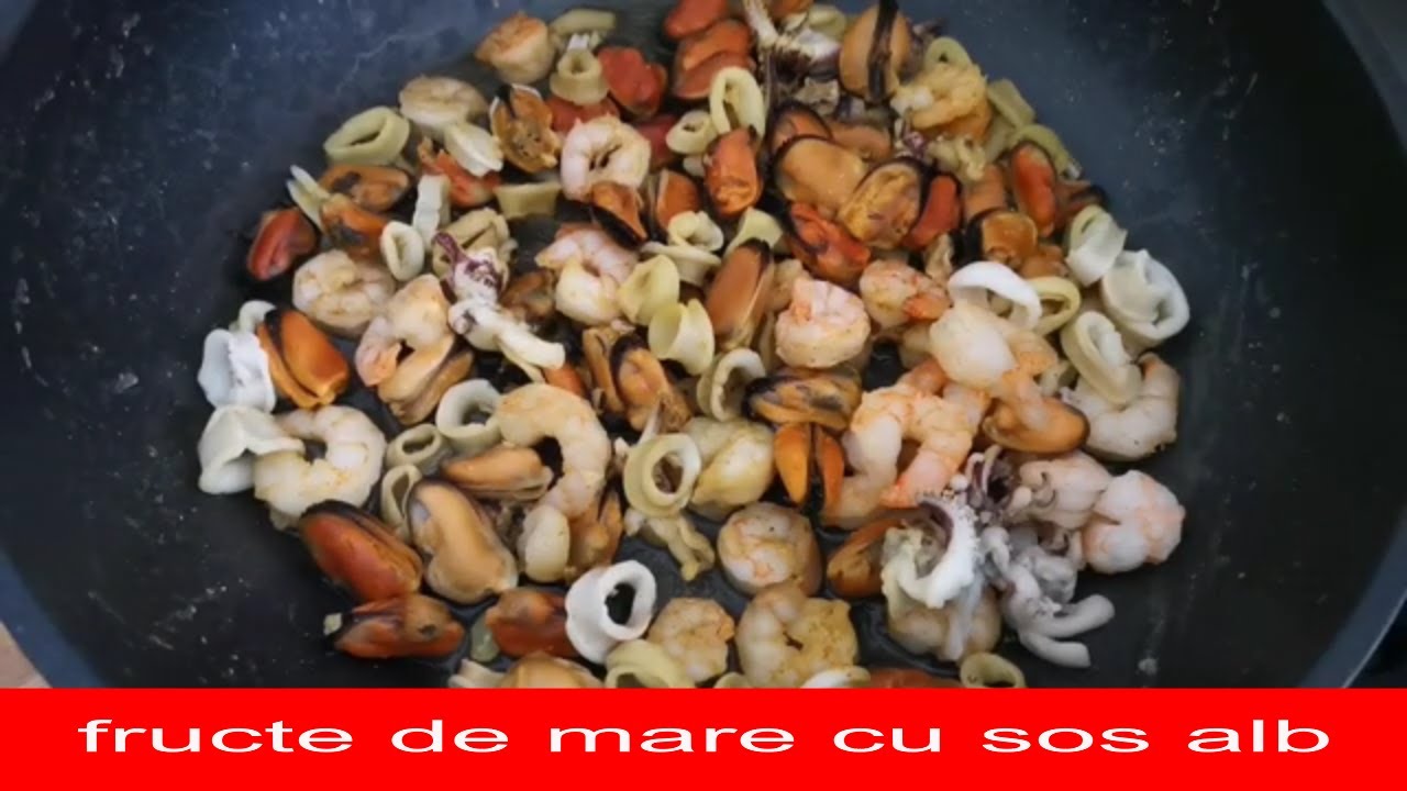 FRUCTE DE MARE  cu sos alb: creveți , scoici, caracatiță . De Crăciun sau Revelion @lacuisinedulégionnaire
