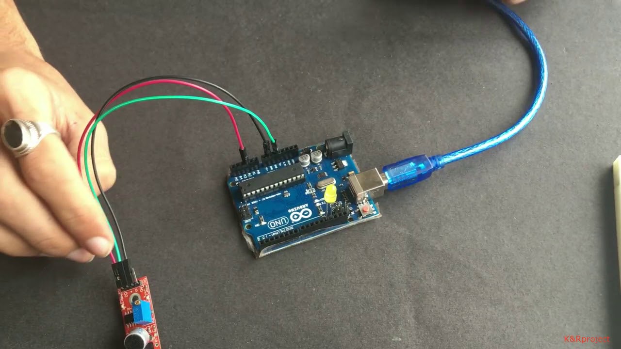 Arduino with Sound Sensor and LED (Tutorial)