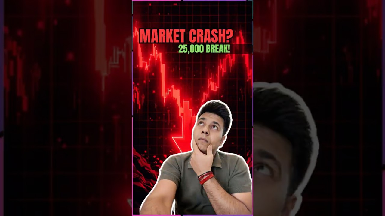 Indian Stock Market Crash 2026? | Sensex Falls 1000 Points | Nifty Below 25,200 Explained