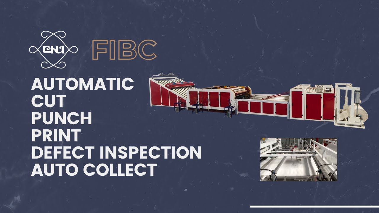 All-in-One FIBC Cut Punch Print Machine with Defect Detection | Fully Automated | FREDAVID