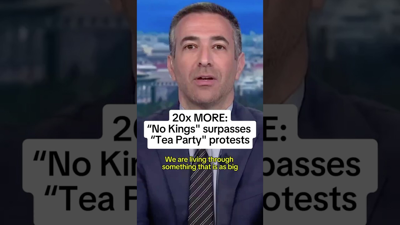 20X MORE: 'No Kings' surpasses 'Tea Party' protests