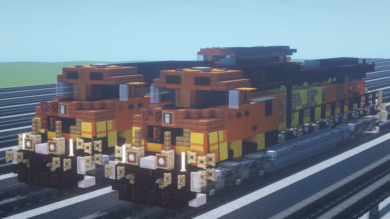 BNSF Dash 9 C44-9W Tutorial | Minecraft