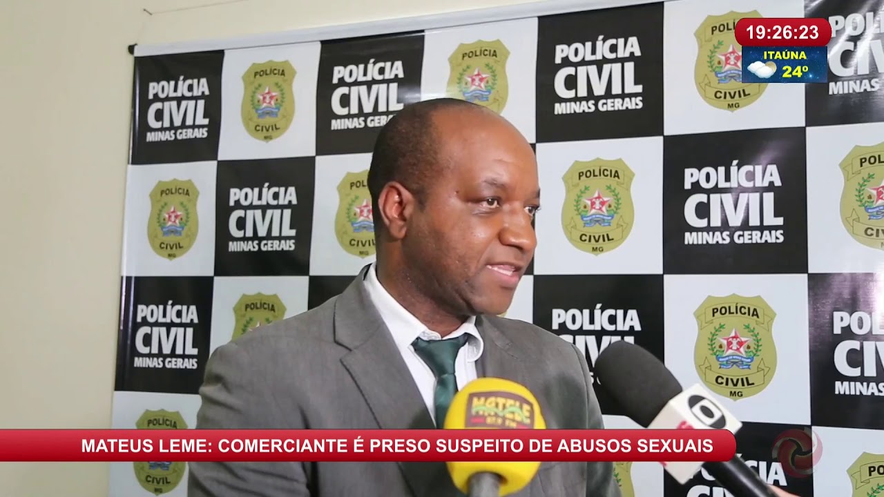 Comerciante &eacute; preso em Mateus Leme suspeito de abusos sexuais