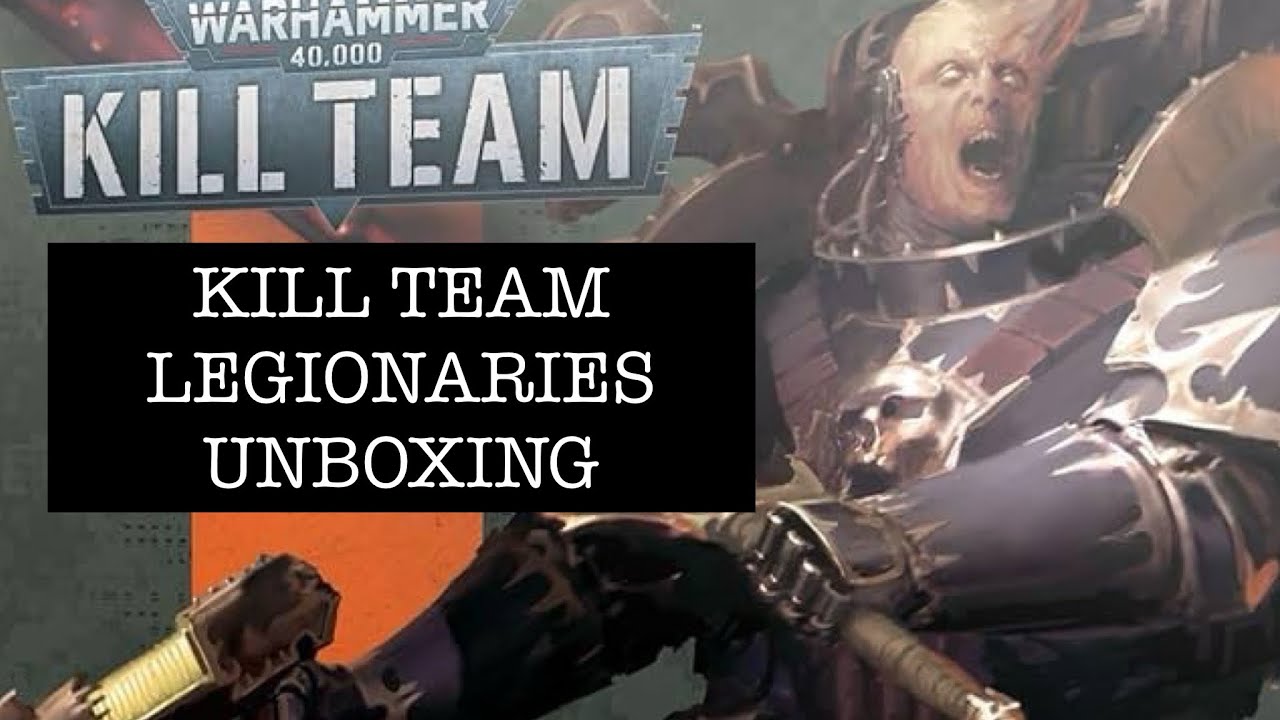 Распаковка и обзор Kill Team Chaos Legionaries