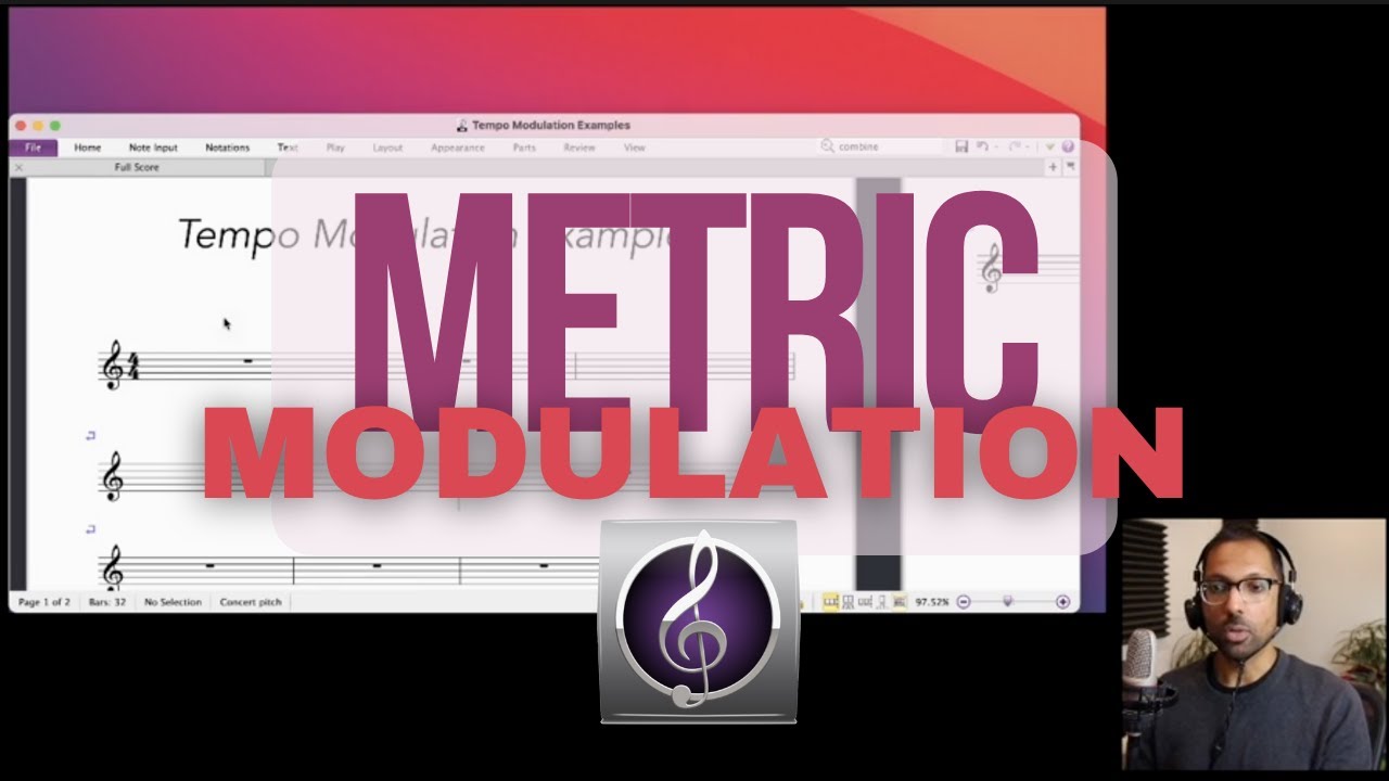 How to write metric or tempo modulations in Sibelius