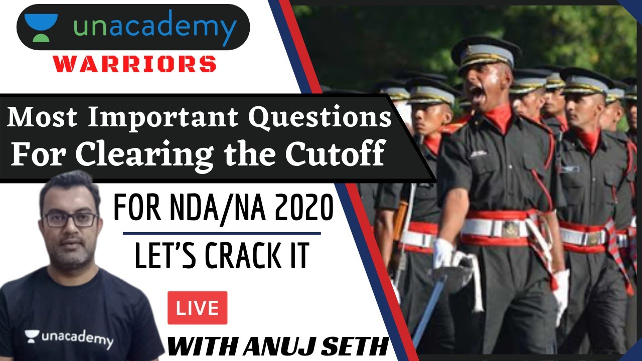 Most Important Questions for clearing the cutoff | Crack NDA 2020 | Maths for NDA 2020 | Anuj Seth